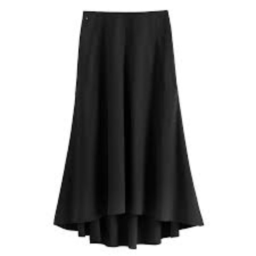Cuyana Linen Skirt - Black - Large